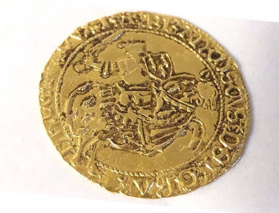 Gold-Florin-For-Jean-II-Of-King-France,-1350-1364